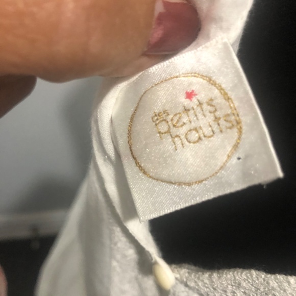 White Emroidered Feminie Boho Chic Cotton Petits Hauts Boutique Dress - Picture 4 of 6